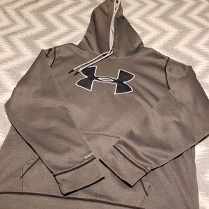 Men's Plus Size Under Armour Grey Hoodie